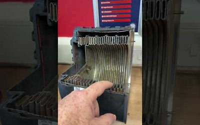 Inside the Boiler: Multi-Pass vs. Single-Pass Heat Exchangers! #plumber #plumbing #Boiler