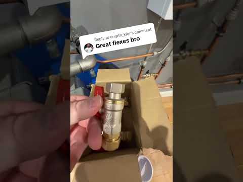 Strom Electric Boiler flexes are fixed pipes #Plumber #PLUMBING 