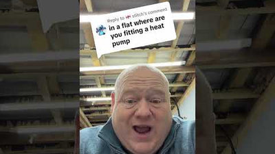 In a flat, where are you installing the heat pump? ￼