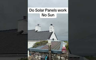 Do solar panels work when there’s no sun?  #netzero  #renewableenergy ￼