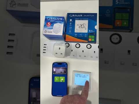 How To Connect SALUS SP600 Smart Plug to  SQ610RF Smart Thermostat