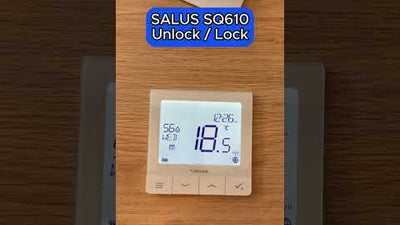 Salus Controls SQ610 LOCKED? How to Unlock Your Thermostat in 10 Seconds!