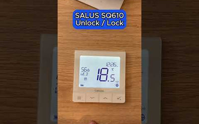 Salus Controls SQ610 LOCKED? How to Unlock Your Thermostat in 10 Seconds!