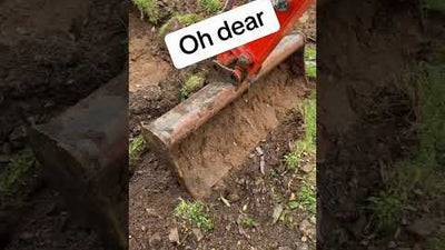 Accident with our Digger dug through a drain is it from a cesspit? ￼