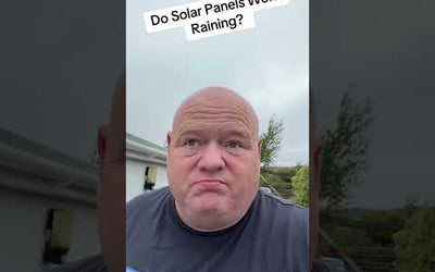 Do Solar Panels Work When It’s Raining? (The Real Truth) #netzero