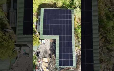 Solar panel installation