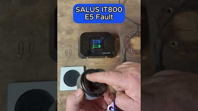 SALUS IT800 E5 Fault / Low Battery Error