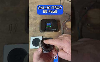 SALUS IT800 E5 Fault / Low Battery Error