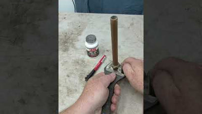 DIY Plumbing how to connect a copper pipe to a compression fitting and it never leak. #plumber #diy