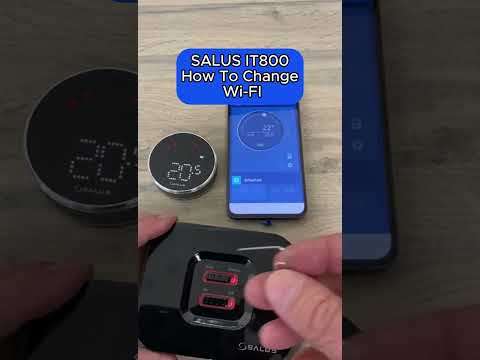How to Change Wi-Fi Settings on the Salus iT800 Smart Thermostat