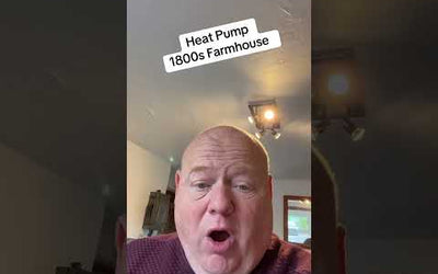 Does a heat pump work in a 1800s farmhouse