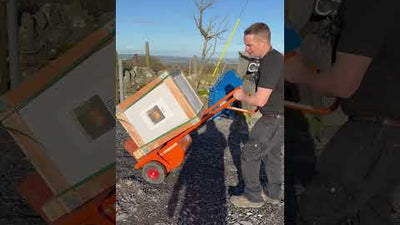 Moving a 140kg Stove!  (Ecosy Elk Installation) J B Stoves