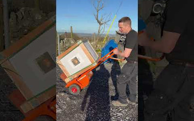 Moving a 140kg Stove!  (Ecosy Elk Installation) J B Stoves