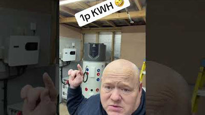 1p per KWH to heat my hot water and run my heating system. #NetZero #renewable #renewableenergy